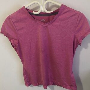 Athletic Works Women's V-Neck Pink Tee